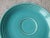 Mid-Century Modern Vintage Turquoise Fiestaware Saucer For Sale - Image 3 of 11