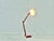Mid-Century Articulated Desk Lamp in Red, 1970s For Sale - Image 4 of 17