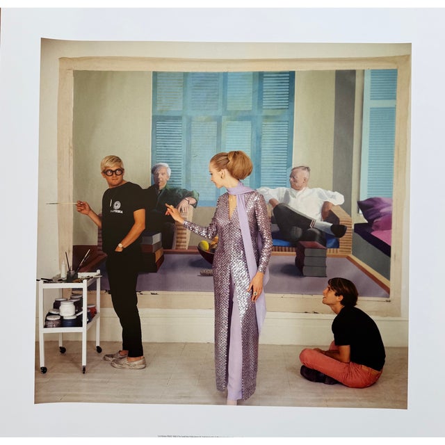 Cecil Beaton – "David Hockney, Maudie James & Peter Schlesinger, Vogue December 1968". A stunning fine art giclée print...