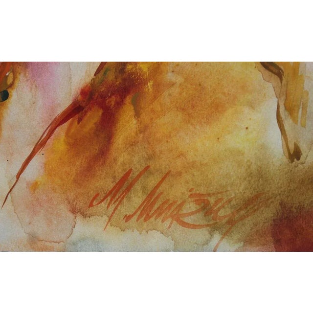 Paper Malda Muizule, Dances, Watercolor on Paper For Sale - Image 7 of 8