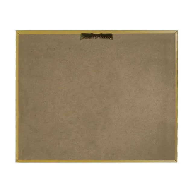 "America Off New York" Contemporary Reproduction Print on Canvas After Buttersworth, Framed For Sale - Image 4 of 4