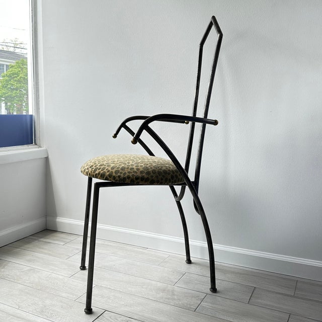 Late 20th Century Postmodern Sculptural Statement Chair For Sale - Image 12 of 12