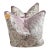 Pair of New Lilac Velvet Damask Throw Pillows With Down Inserts For Sale