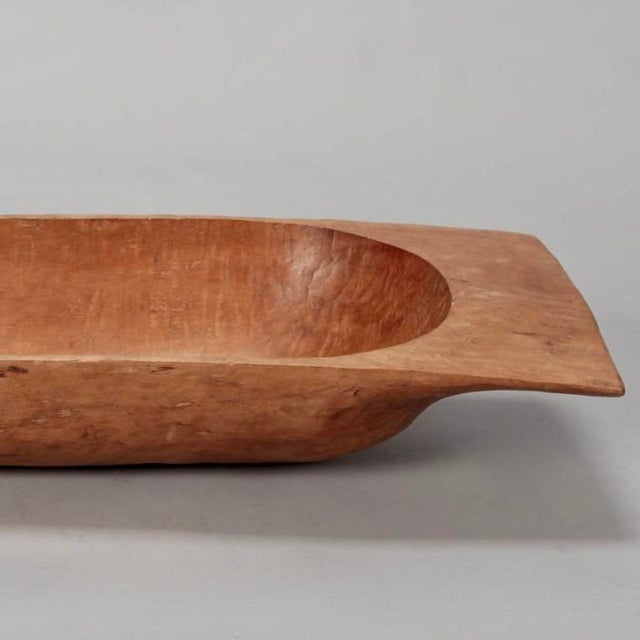 Large 19th Century French Wood Bread Bowl Chairish