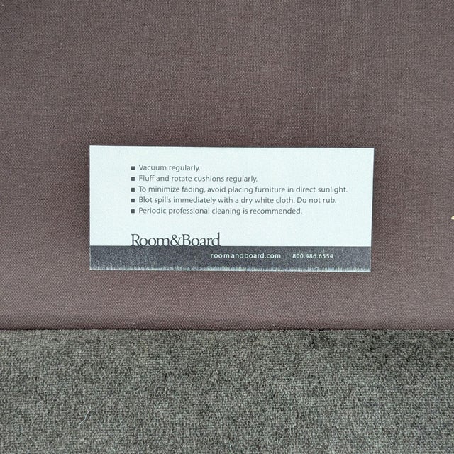 Room & Board 3-Seat Gray Sofa For Sale - Image 10 of 10