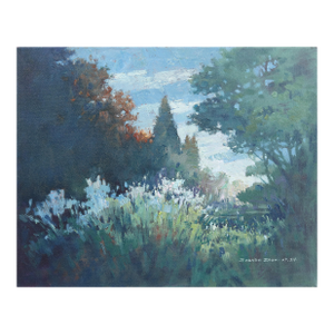 Whisper of the Wind - Impressionist Landscape Painting on Canvas Original Artwork by Sabrina Zhou
