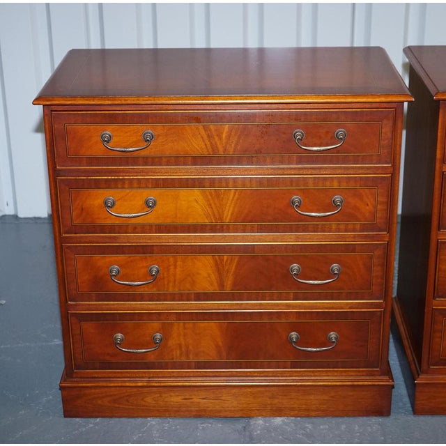 Large Edwardian Style Chest of Drawers by Paul Smith Brighton, Set of 2 For Sale - Image 16 of 18
