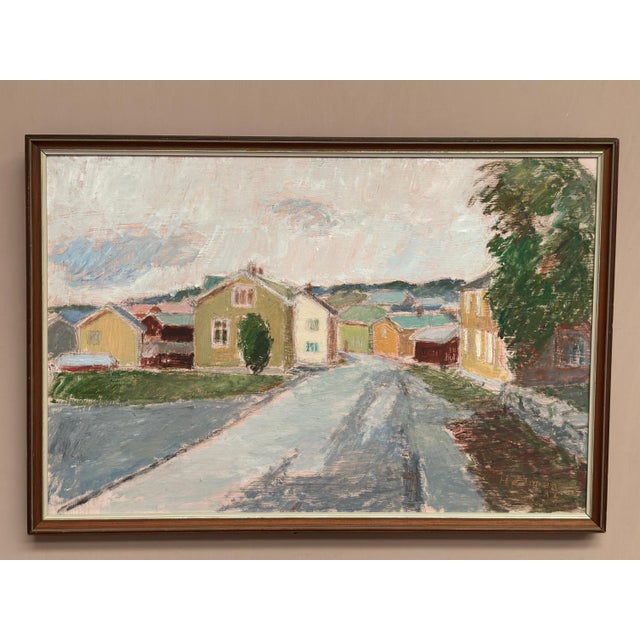 John Hedman, City View, 1982, Oil Painting on Panel, Framed For Sale - Image 15 of 18