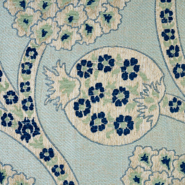 Contemporary Schumacher Persephone Pillow in Celestial For Sale - Image 3 of 5