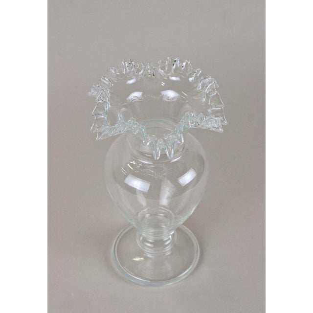 20th Century Art Nouveau Frilly Glass Vase, Austria, 1910s For Sale - Image 18 of 18