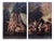Nude, Landscapes with Putti, 1800s, Oil Painting on Panel, Framed, Set of 2 For Sale