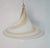 A beautiful large handmade Murano glass ceiling lamp with a swivel design in wheat/caramel and white. Elegant and striking...