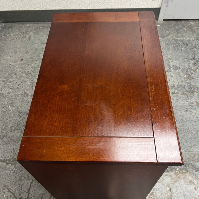 Wood The Bombay Company Two Drawer Lateral Filing Cabinet For Sale - Image 7 of 12