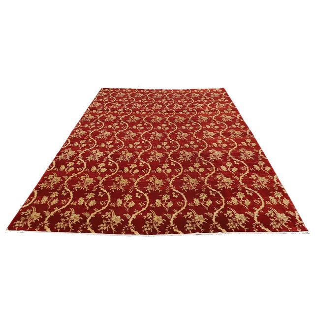 Opulent Tradition Meets Bold Color: The Red &amp; Gold Chinoiserie Anchor grand dining spaces, living rooms, or executive...