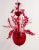 Red Murano Glass Chandelier, 1990s For Sale - Image 4 of 12