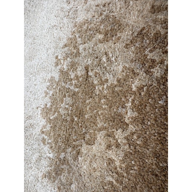 Rh Suvali Silk & Wool Rug – 10' × 14' Wheat Multi | 90% Silk | Hand-Knotted | 84 Persian Knots Per Square Inch For Sale - Image 18 of 18