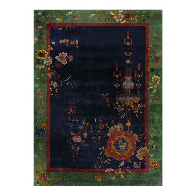 1920s Chinese Art Deco Carpet For Sale