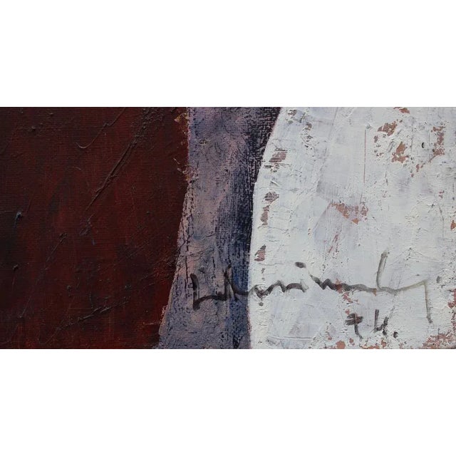 Laimdots Murnieks, Seated, 1974, Oil on Canvas For Sale - Image 4 of 8