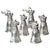 Metal Late 20th Century Set of Six Pewter Stirrup Cups by Forst, Italy For Sale - Image 7 of 9