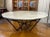 Modern custom Italian coffee table on a steel base. A unique table that makes a beautiful statement. Great quality as...