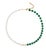 Pearl Green Chalcedony Necklace For Sale