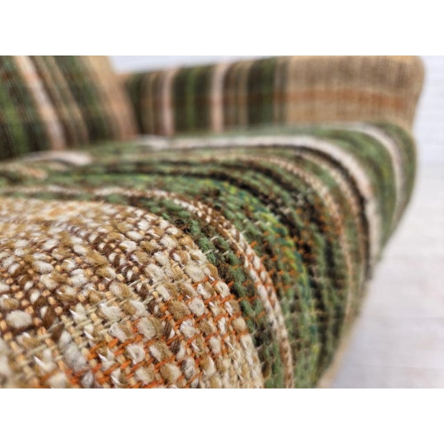 Mid-Century Modern Danish Club Chair in Furniture Wool from Nisbo Horsens, 1980s For Sale - Image 3 of 18