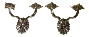 American Classical Silver Sconces - a Pair
