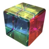 Image of Acrylic Prism Cube by Vasa For Sale