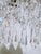 Vintage Crystal Upside Down Waterfall Chandelier With Ornate Silver-Tone Rim For Sale - Image 4 of 10