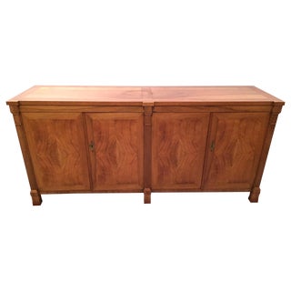 Rare 1950's Baker Fruitwood Sideboard For Sale