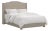 Stoffer Home x Cloth & Company Julia Wingback Bed in Muave Mini Gingham, Queen For Sale