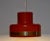 1960s Vintage Pendant Lamp in Orange from Vitrika For Sale - Image 5 of 10