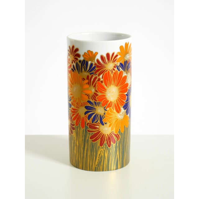 Ceramic Vintage Porcelain Vase by Rosamonde Nairac for Rosenthal Studio-Linie, 1980s For Sale - Image 7 of 17