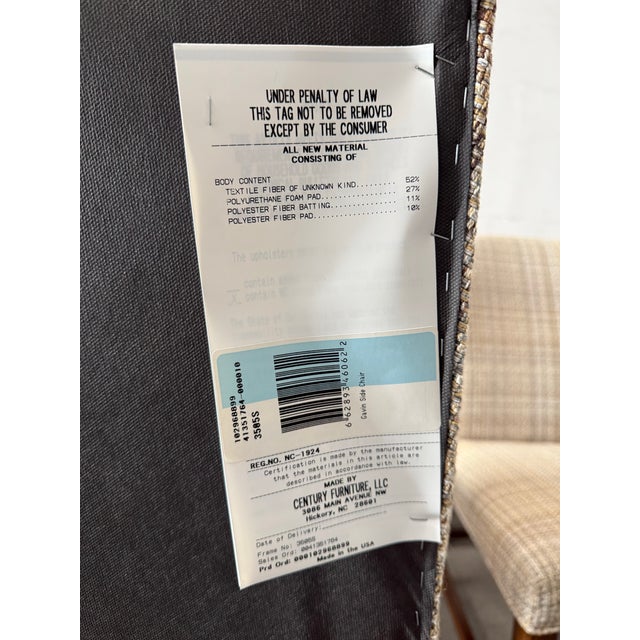 Century Furniture Gavin Side Dining Room Chairs, Set of Twelve For Sale In San Francisco - Image 6 of 12