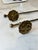 1900 - 1909 Pair Solid Brass Vintage Towel Bars For Sale - Image 5 of 9