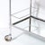Art Deco Machine Age Two-Tier Tubular Bar Cart in Chrome & Mirror For Sale - Image 4 of 12