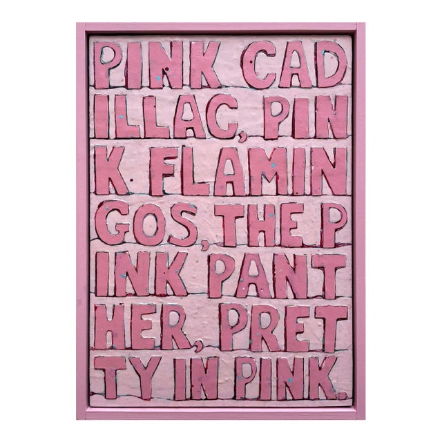 "Popular Pink Pictures" - Original, Contemporary Painting by Brian McDonald For Sale