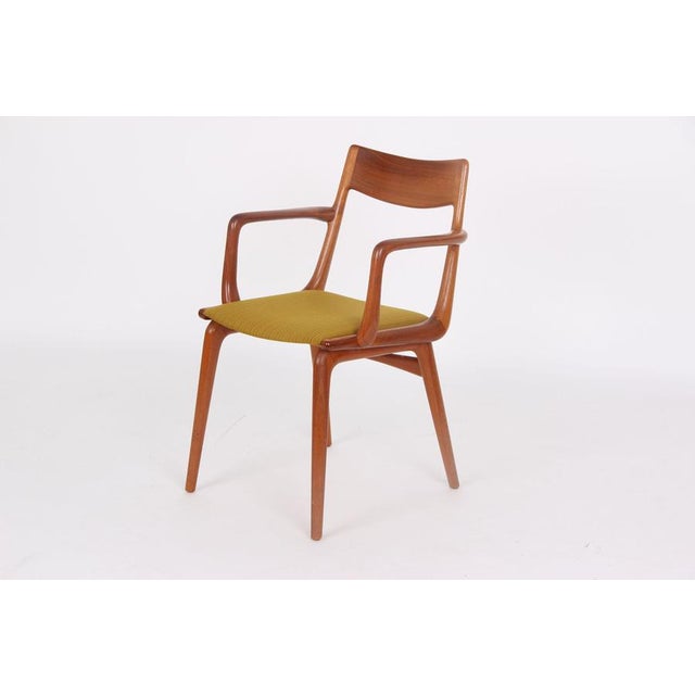 Teak Boomerang Armchair by Alfred Christensen for Slagelse Møbelværk, 1950s For Sale - Image 12 of 12