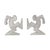 Metal La Linea Bookends by Osvaldo Cavandoli, 1970s, Set of 2 For Sale - Image 16 of 16
