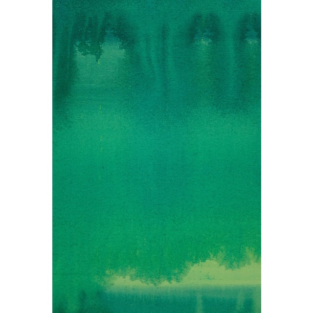 "Lemon Spring" Large Abstract Acrylic Painting by Simon Findlay For Sale - Image 9 of 12