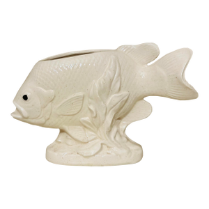 Vintage Ceramic Fish Planter