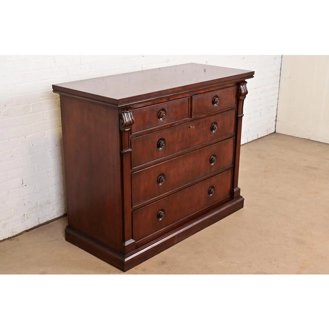 Ralph Lauren Ralph Lauren Empire Mahogany Chest of Drawers For Sale - Image 4 of 16
