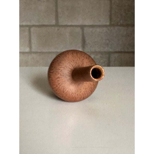 1950s 1950s Carl-Harry Stålhane Small Stoneware Vase Sva for Rörstrand For Sale - Image 5 of 7