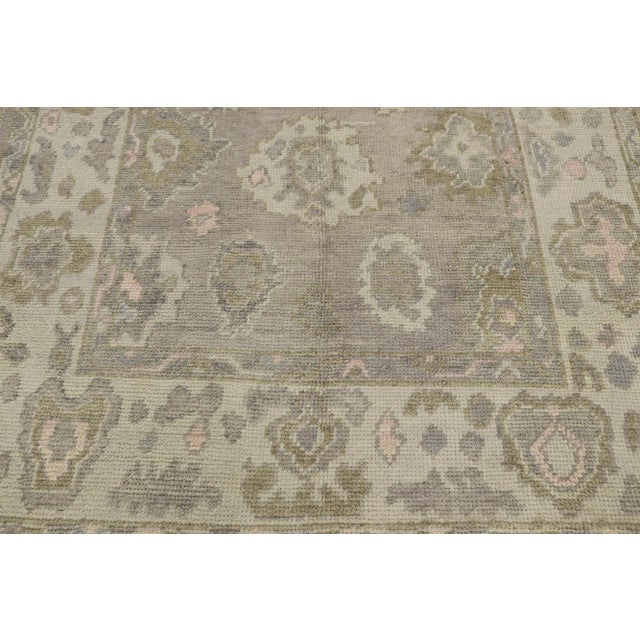 Turkish Oushak Rug - 04'05 X 06'10 For Sale - Image 4 of 10