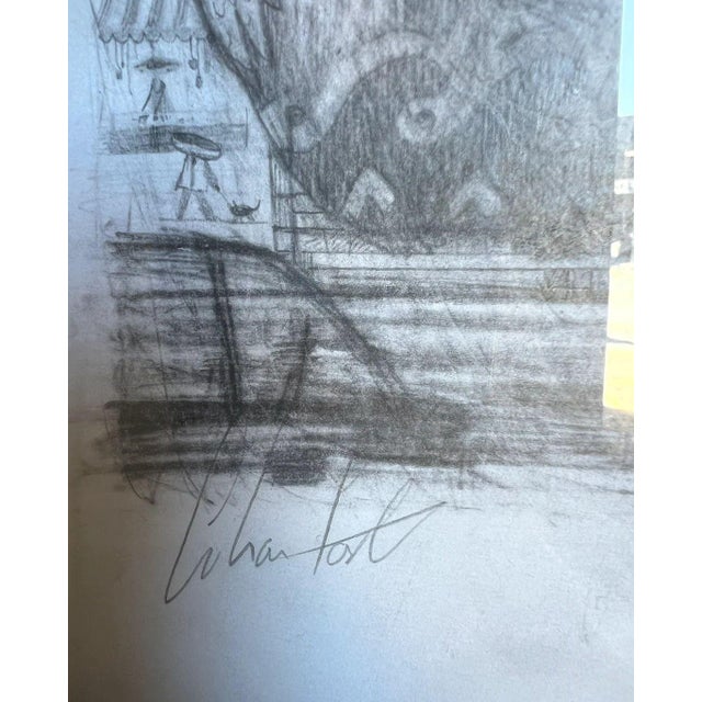 Contemporary Graham Carter, Waiting With Owl For Sale - Image 3 of 5