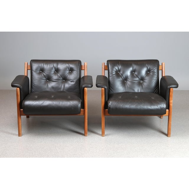 Armchair in Teak attributed to Karl-Erik Ekselius for Joc Vetlanda, 1960 For Sale - Image 6 of 6