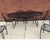 1990s Woodard Pinecrest Attributed Outdoor Wrought Iron Dining Set 7 Pieces For Sale - Image 9 of 12