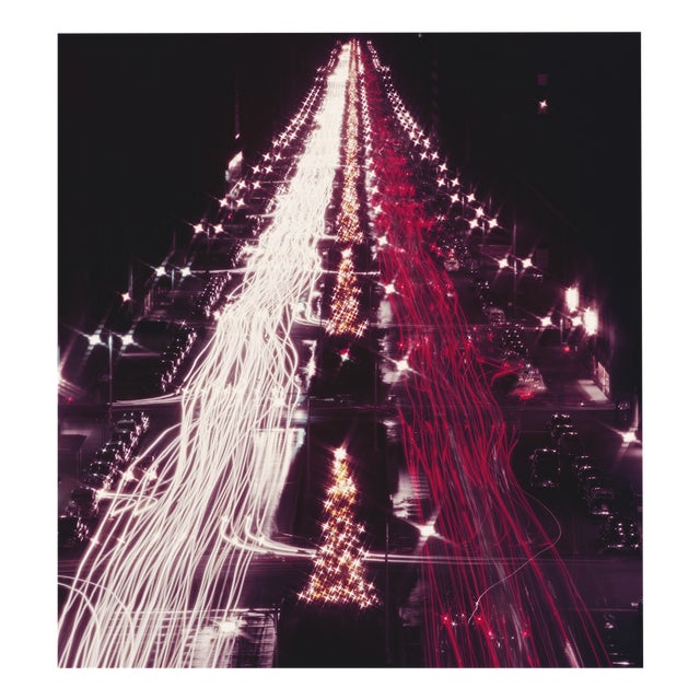 Slim Aarons, Christmas Traffic, Estate Stamped Digital Print For Sale