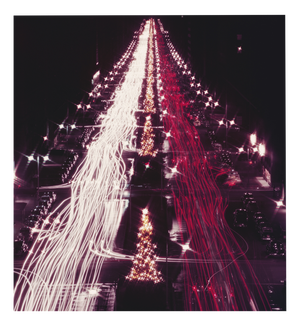 Slim Aarons, Christmas Traffic, Estate Stamped Digital Print