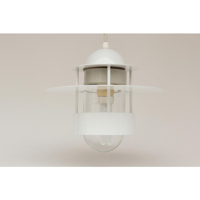 Louis Poulsen Albertslund Pendant Lamp in Metal and Glass from Louis Poulsen, 1980s For Sale - Image 4 of 9
